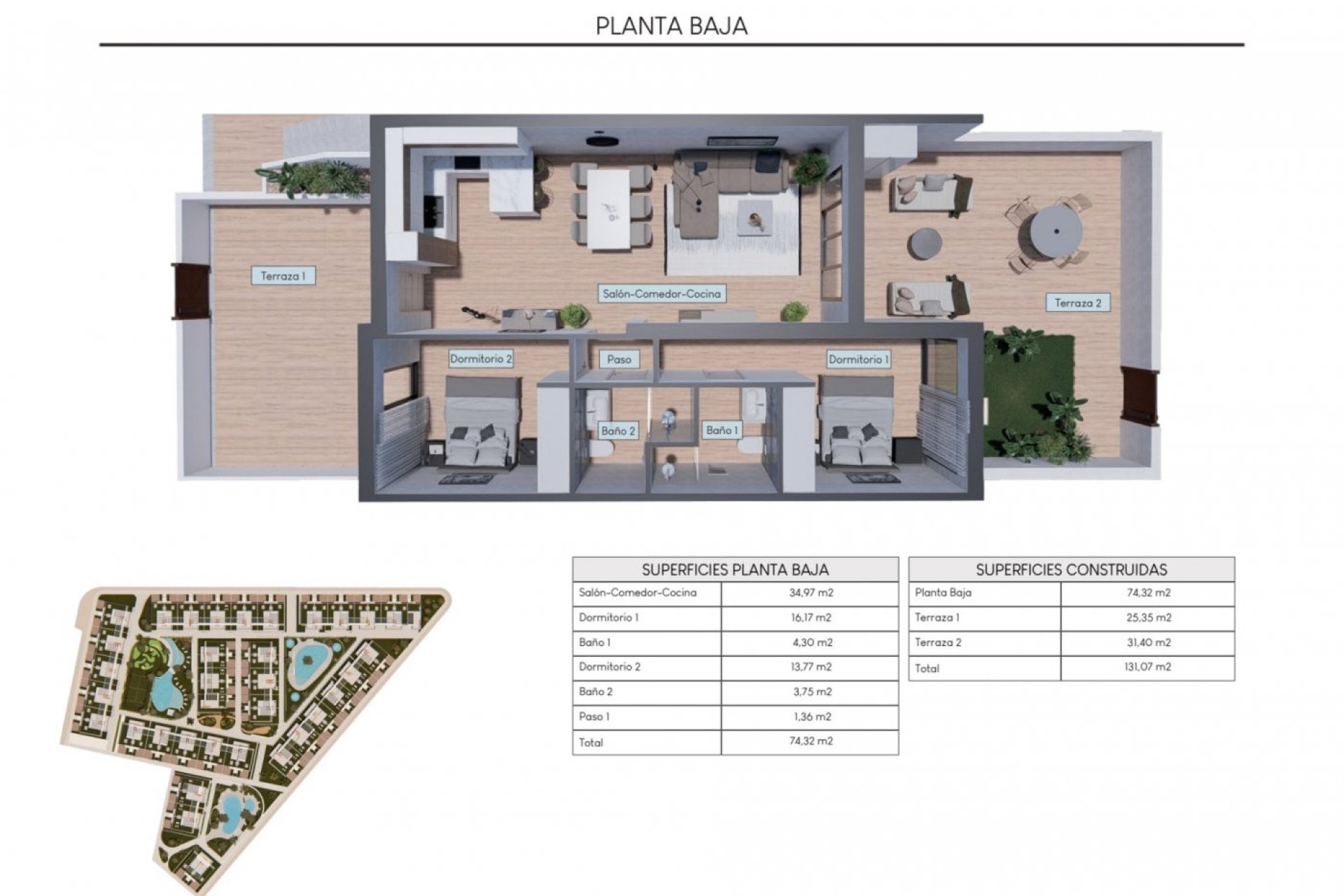 Neue Gebäude - Bungalow -
Torrevieja - Los balcones