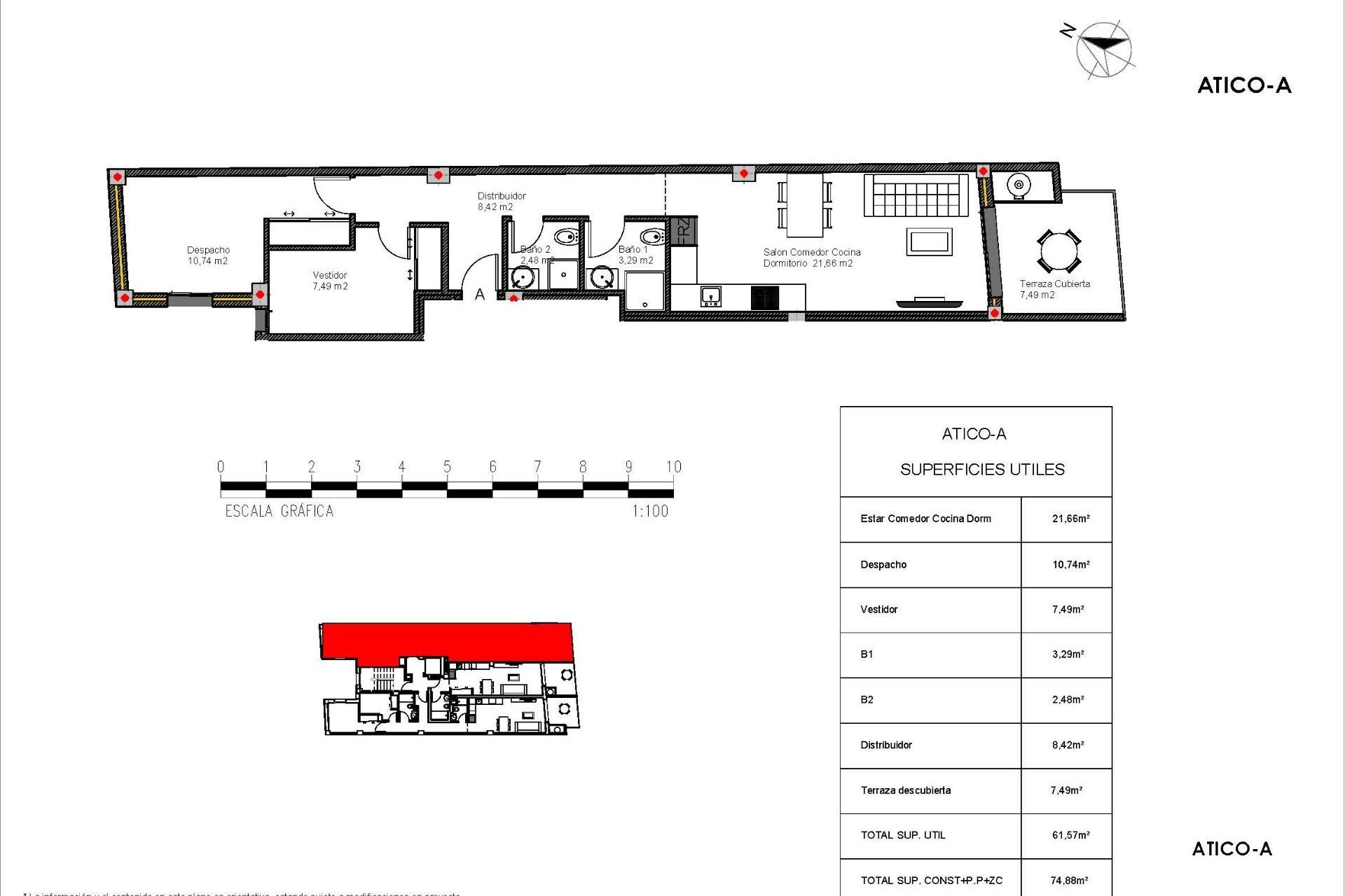 Neue Gebäude - Penthouse -
Torrevieja - Playa de los Locos