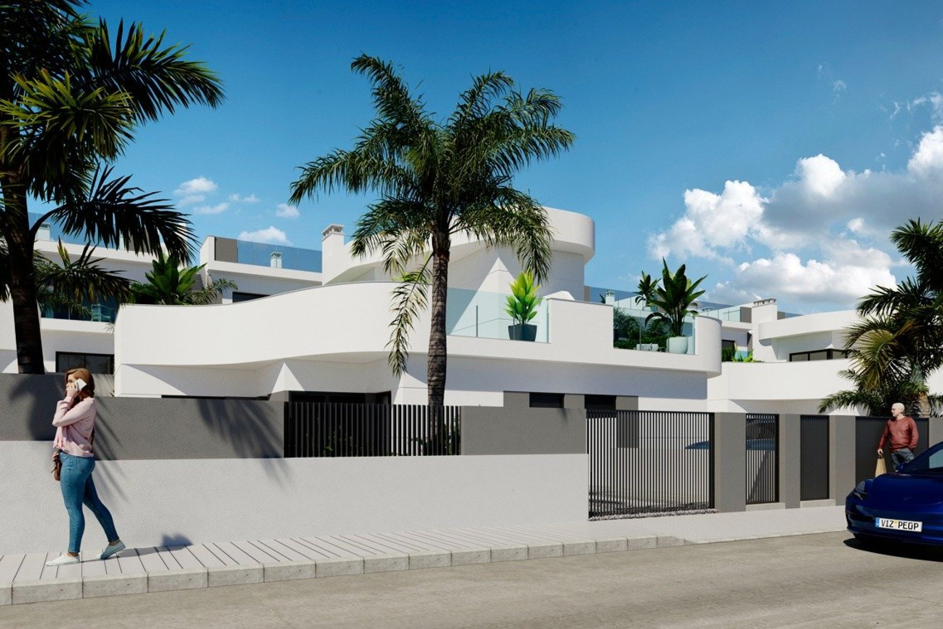 Neue Gebäude - Stadthaus -
Torrevieja - Lago jardin