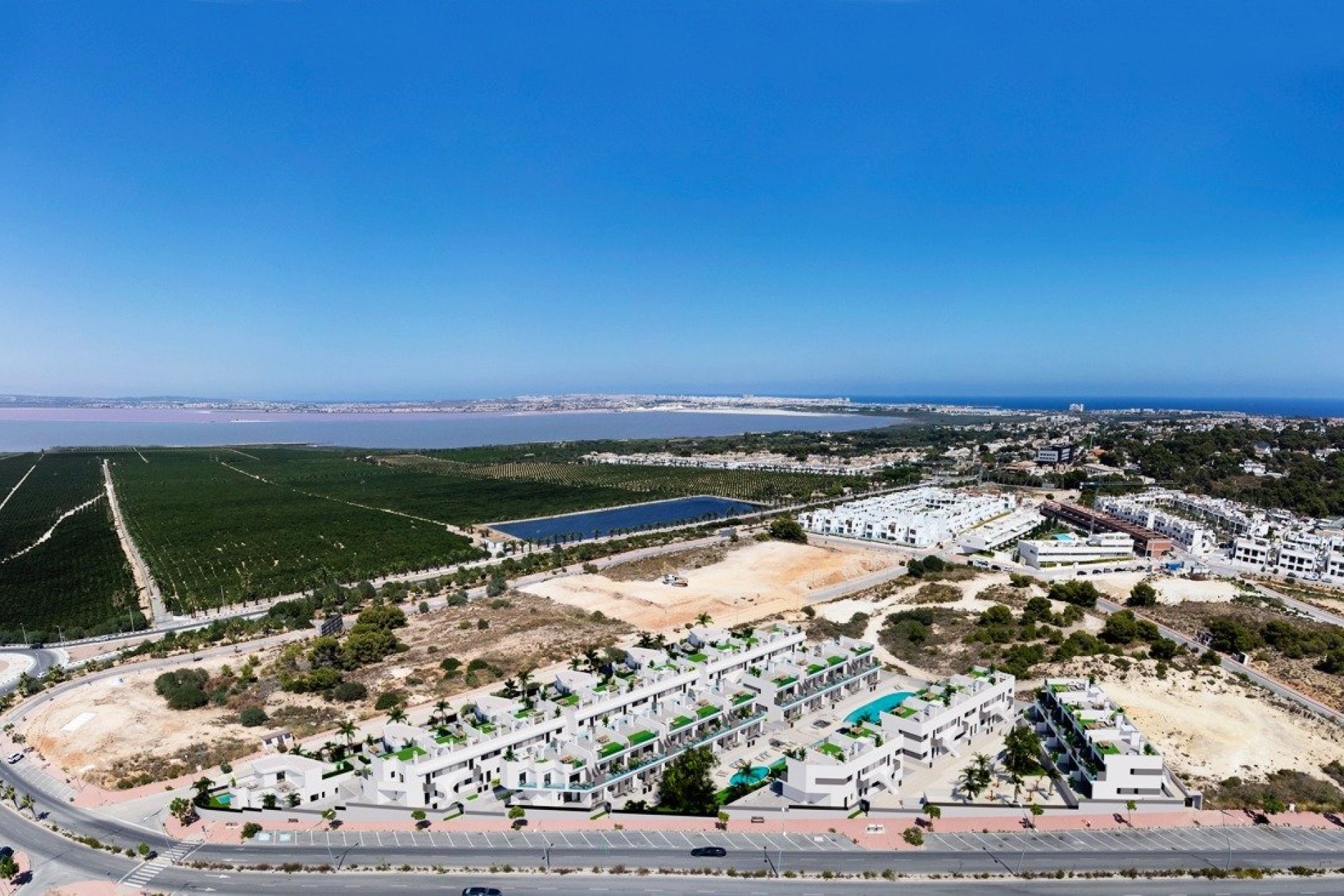 New Build - Townhouse -
Torrevieja - Lago jardin