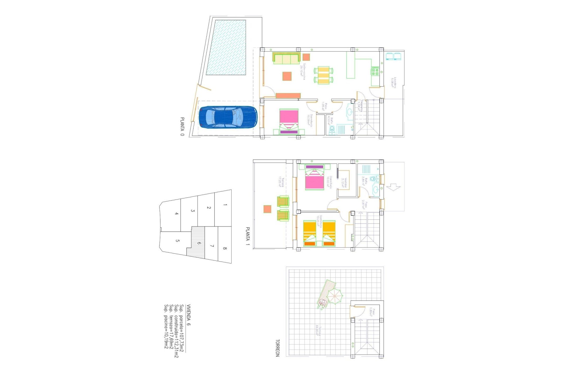 Nieuwbouw Woningen - Herenhuis -
San Pedro del Pinatar - Las esperanzas