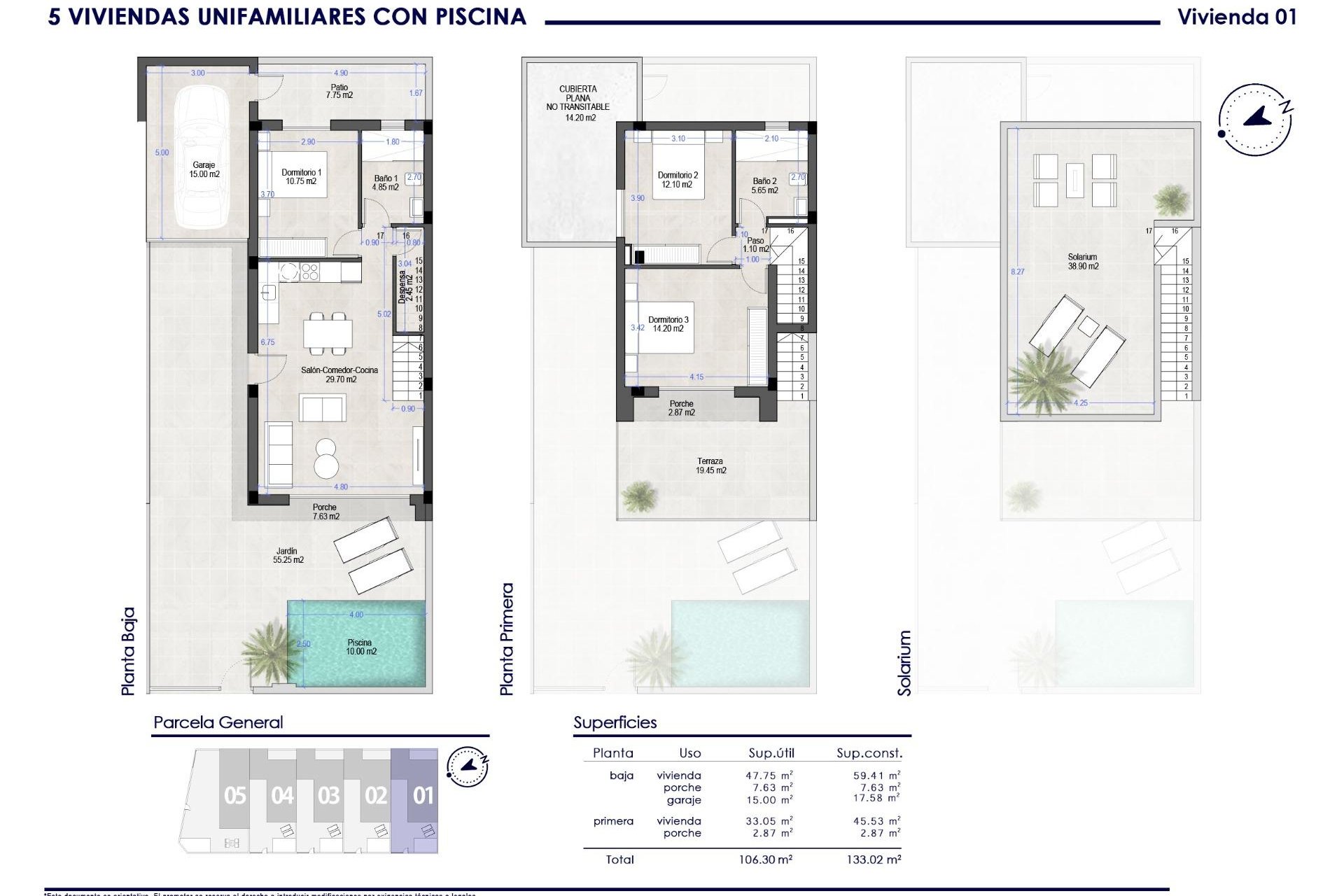 Nieuwbouw Woningen - Herenhuis -
San Pedro del Pinatar - Polideportivo