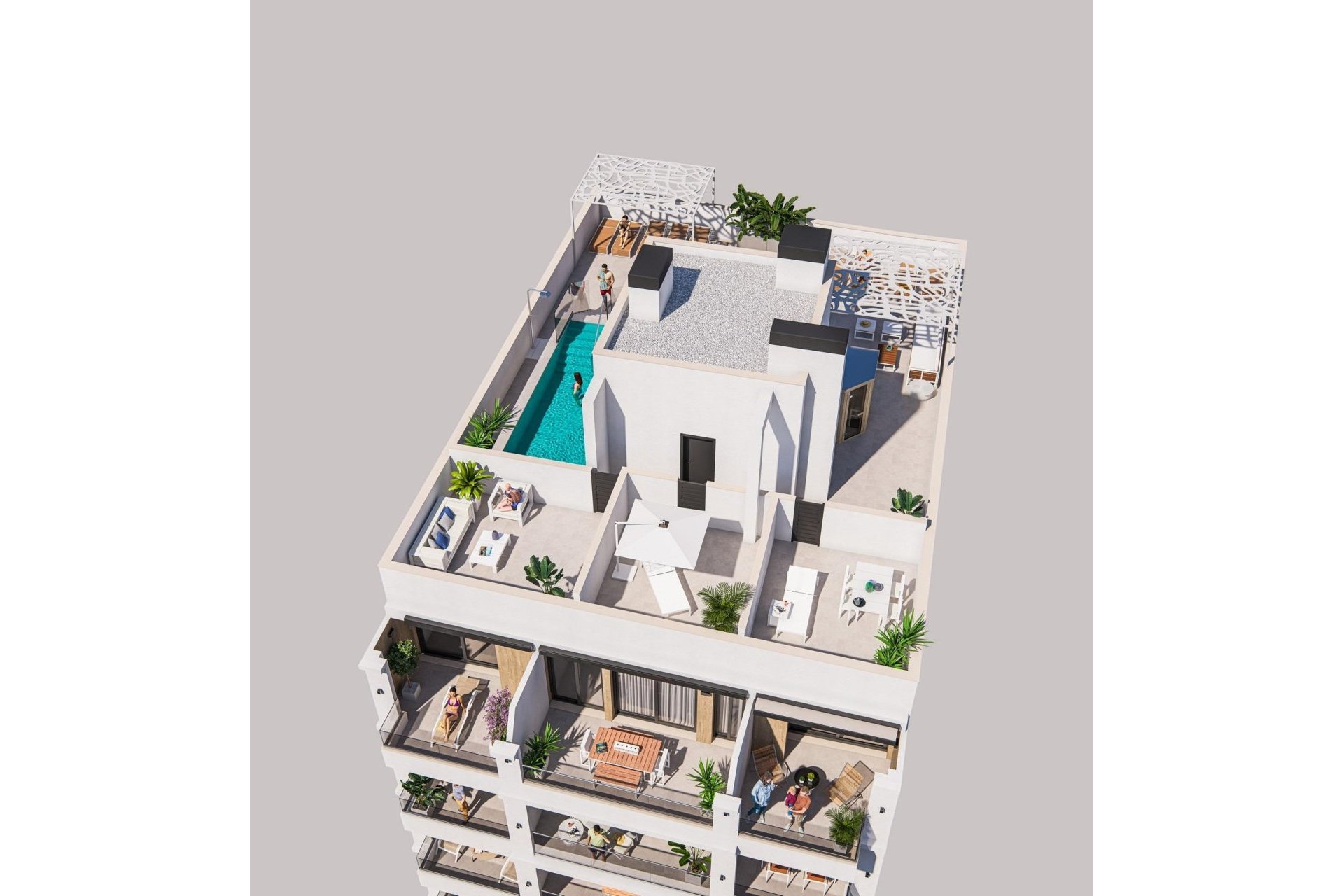 Nouvelle construction - Attique -
Torrevieja - Playa del Cura
