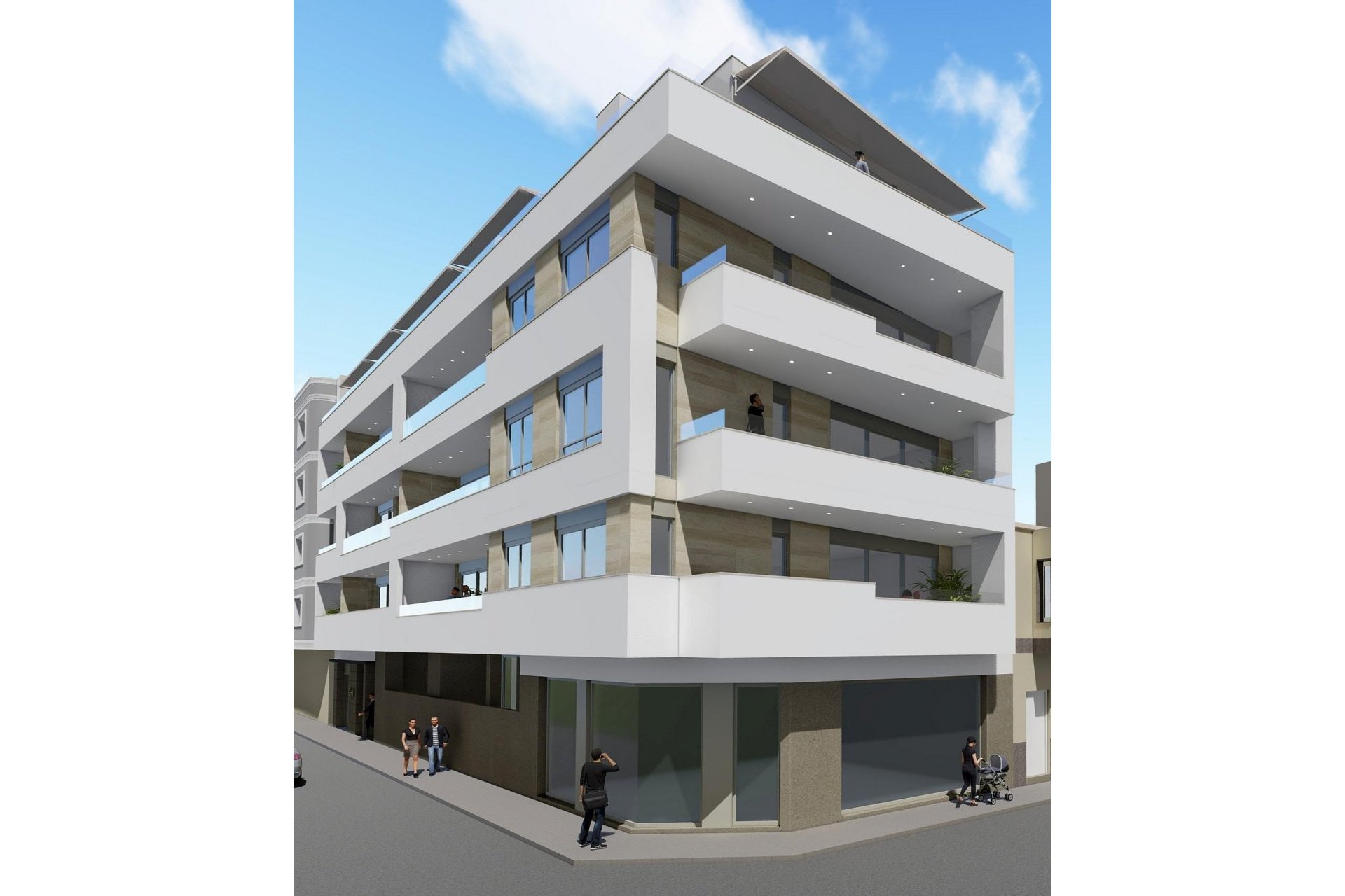 Nowy budynek - Mieszkanie w bloku -
Torrevieja - Playa del Cura