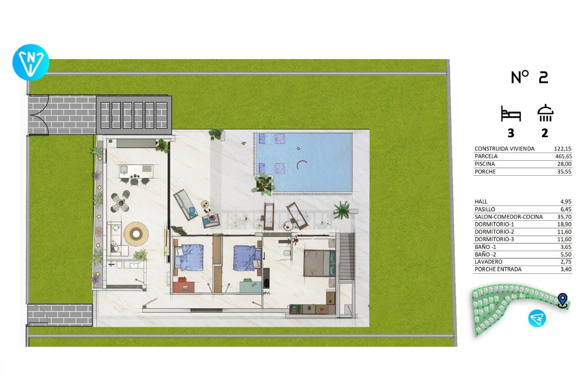 Nybyggnation - Villa -
Algorfa - La finca golf