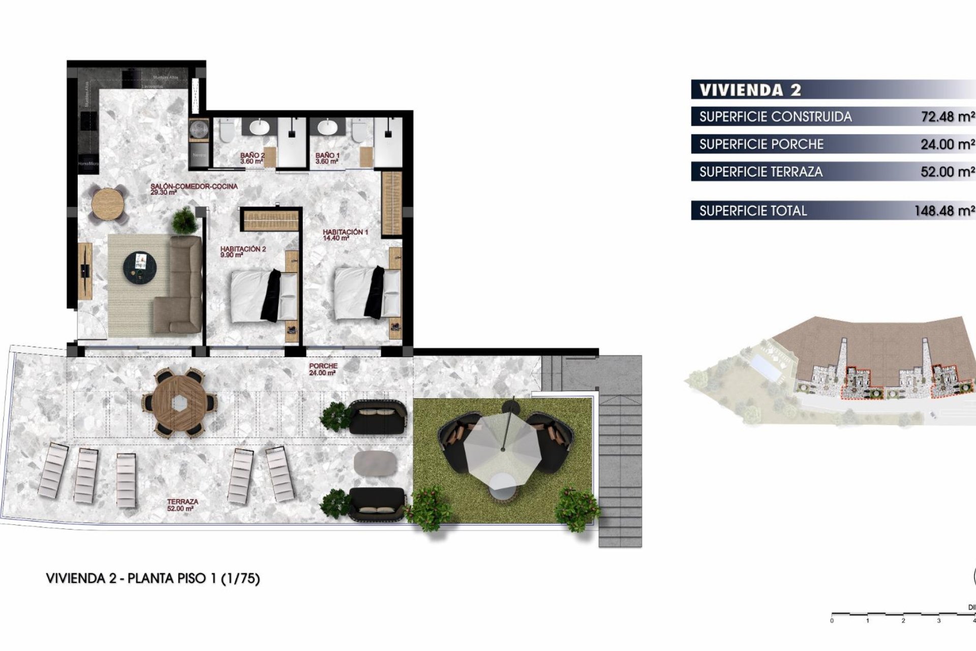 Obra nueva - Apartamento -
Finestrat - Balcón de finestrat