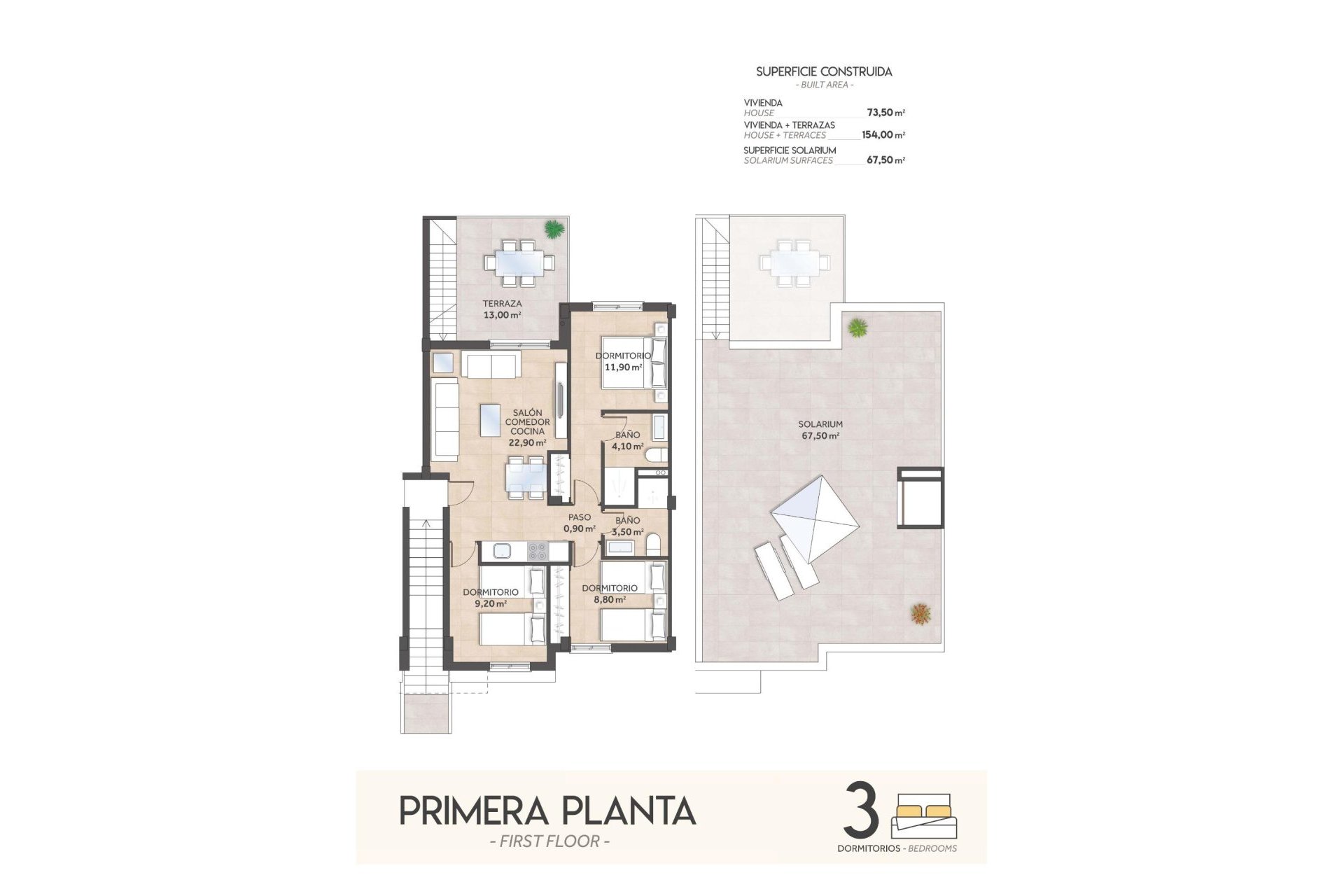 Obra nueva - Bungalow -
San Miguel de Salinas - Residencial los flamencos