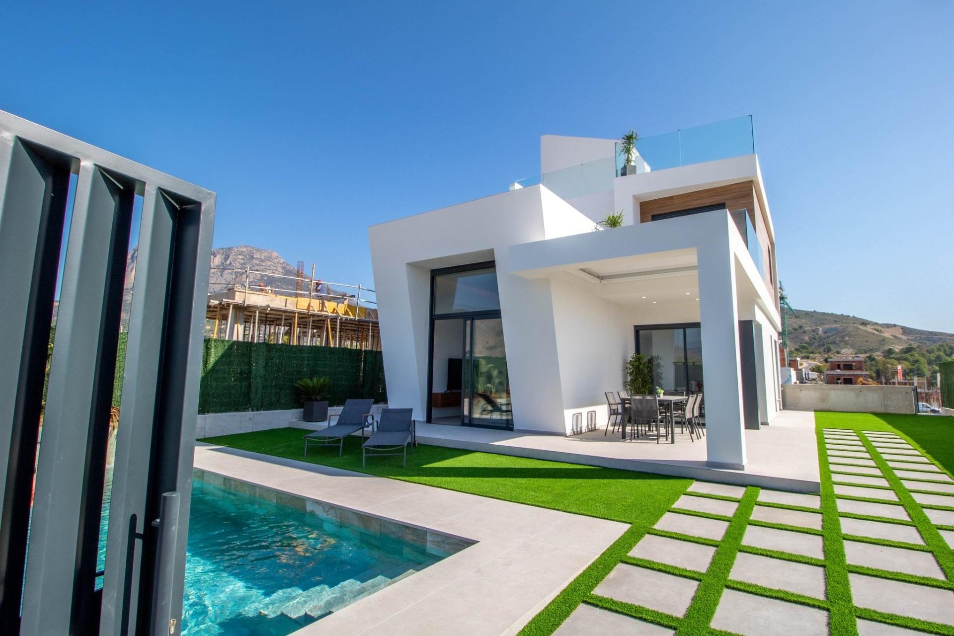 Obra nueva - Villa -
Finestrat - Golf Puig Campana