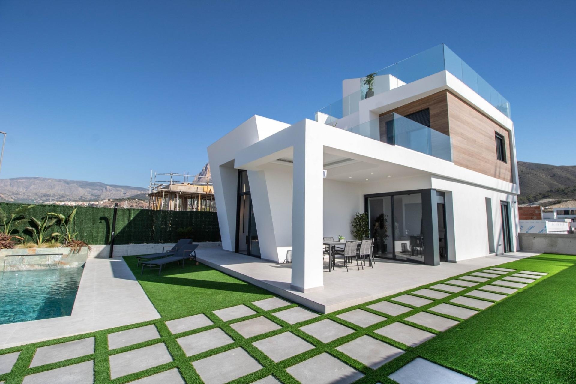 Obra nueva - Villa -
Finestrat - Golf Puig Campana