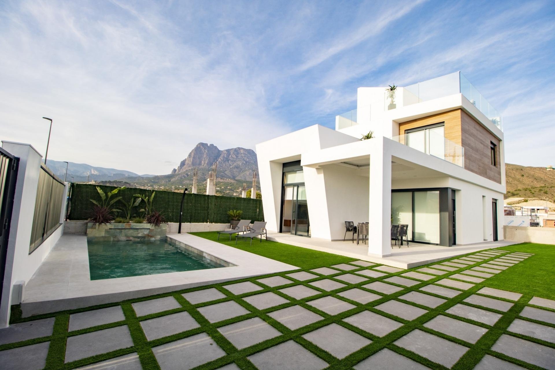Obra nueva - Villa -
Finestrat - Golf Puig Campana