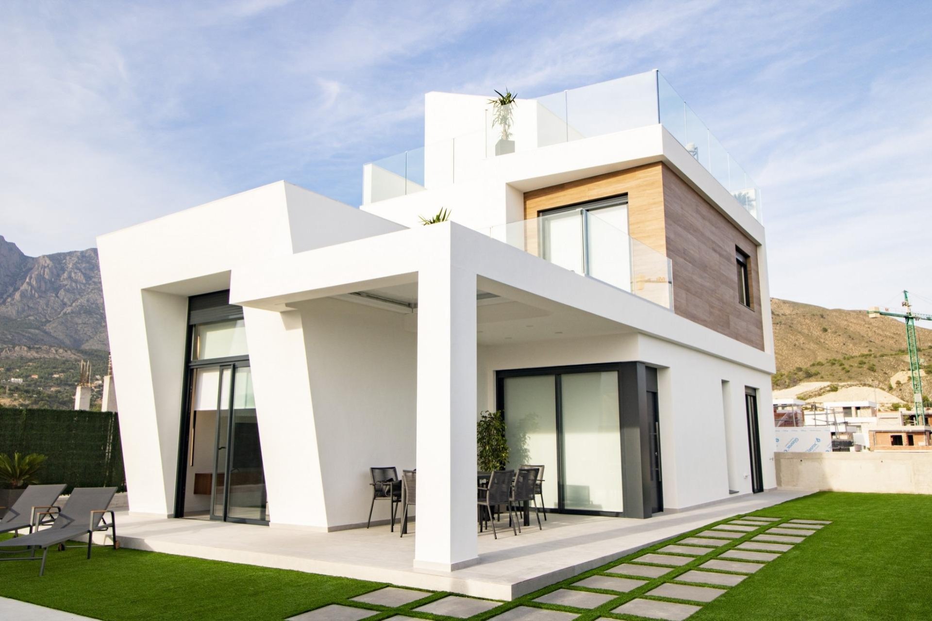 Obra nueva - Villa -
Finestrat - Golf Puig Campana