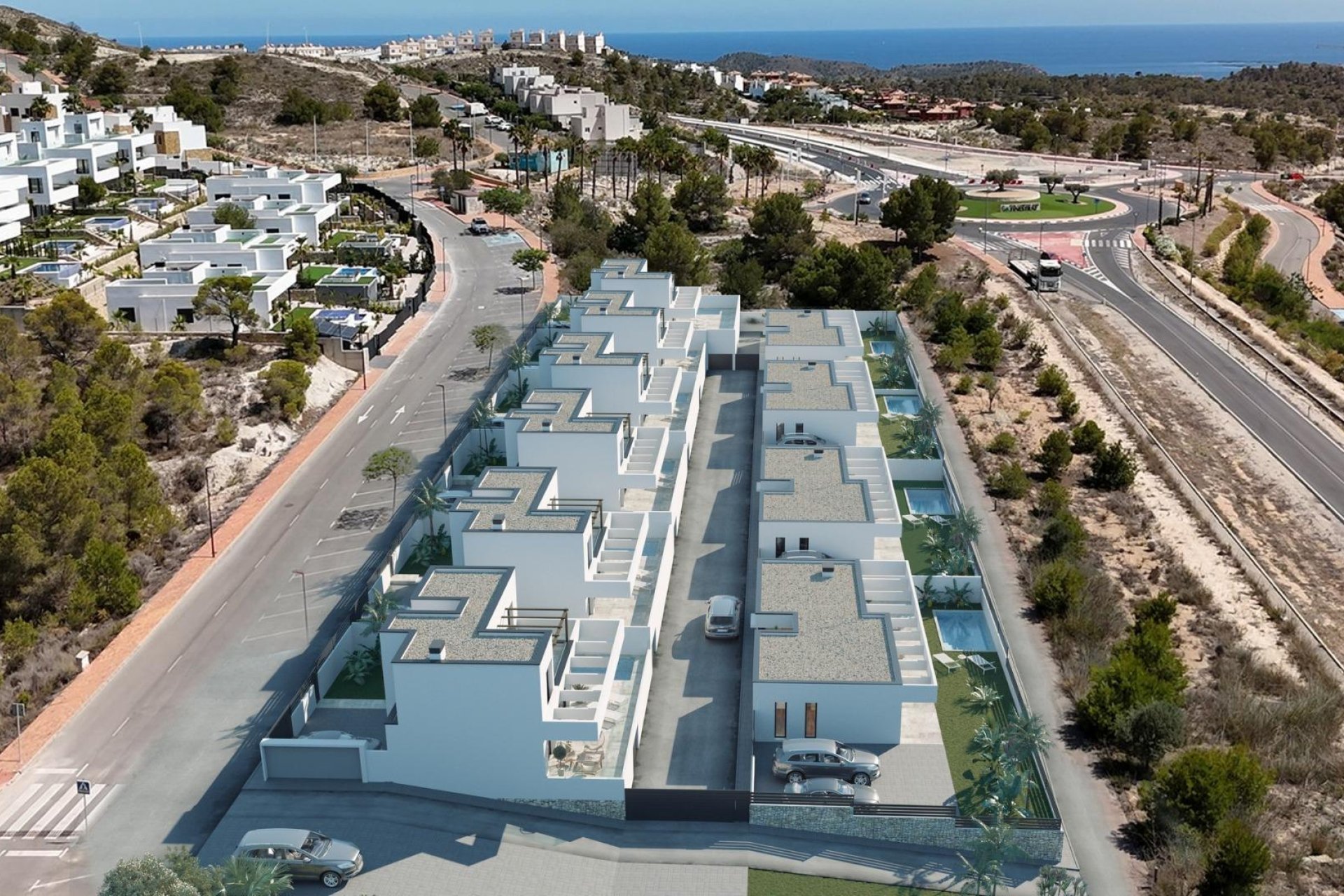 Obra nueva - Villa -
Finestrat - Golf Puig Campana