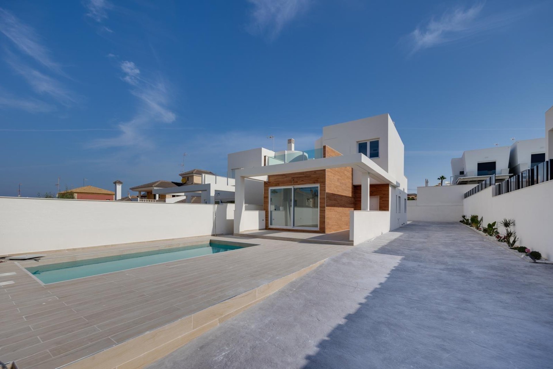 Obra nueva - Villa -
Torrevieja - Aguas Nuevas