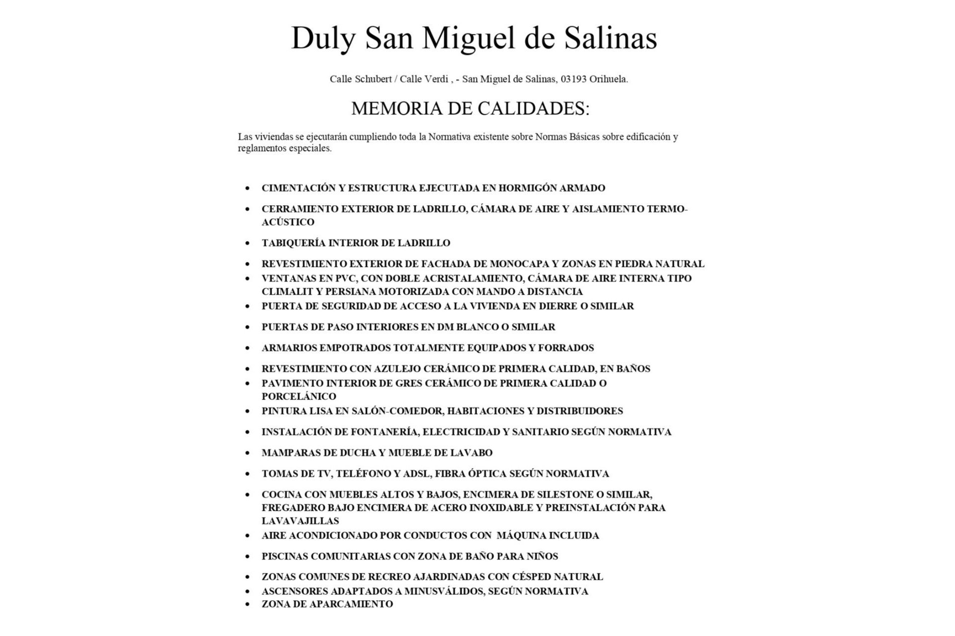 Revente - Appartement -
San Miguel de Salinas