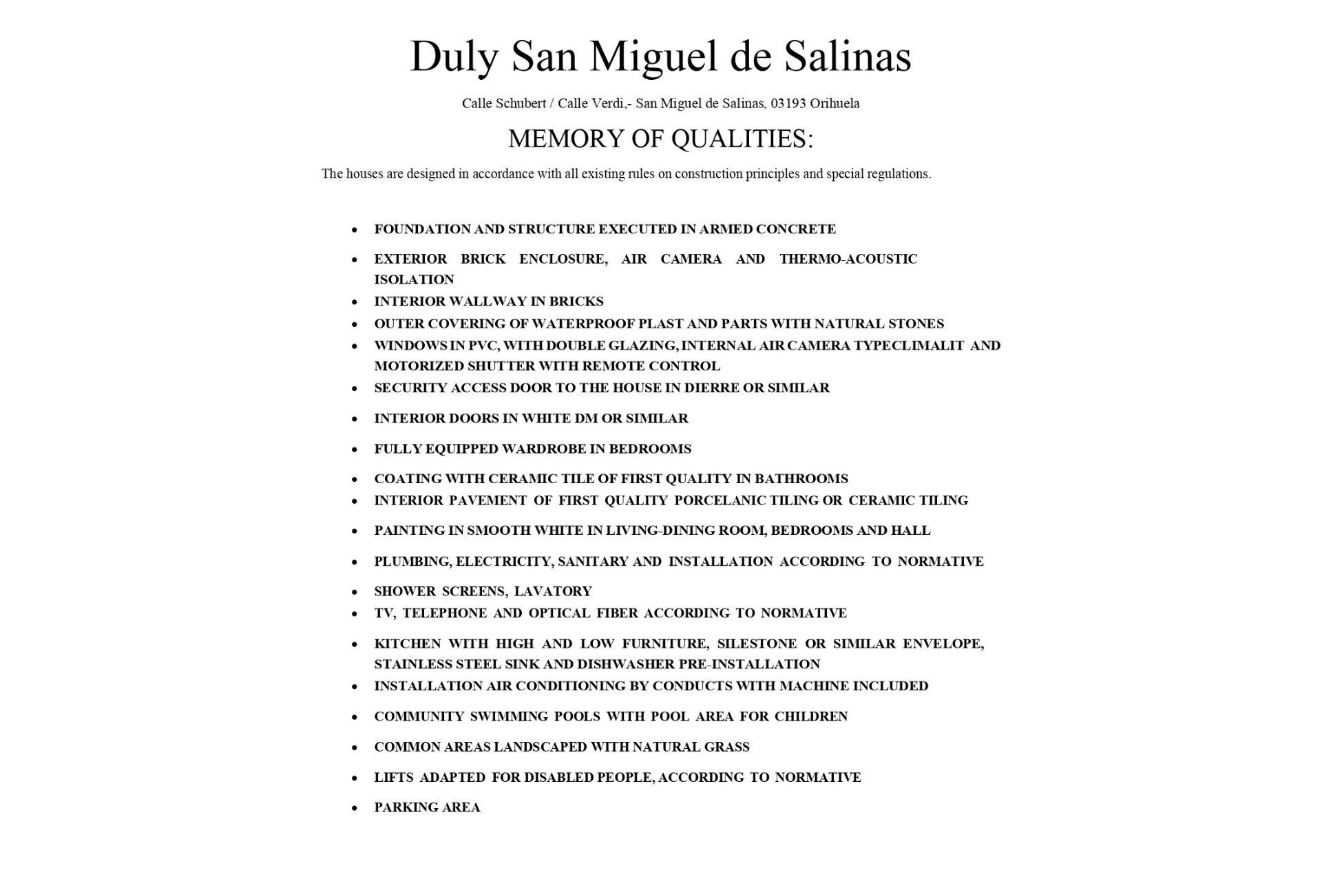 Revente - Appartement -
San Miguel de Salinas